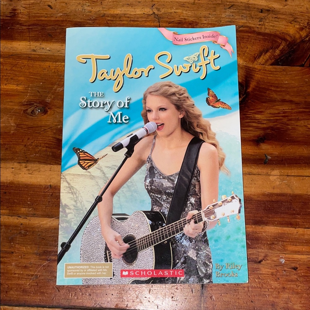 Scholastic Taylor Swift Story of Me Book with nail stickers - Picture 1 of 4